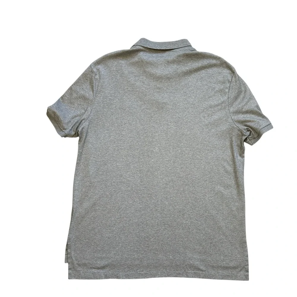 Polo RALPH LAUREN Gray Polo sx XL 100% Cotton Pima Business Casual Neutral